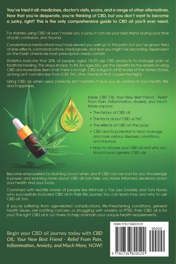 CBD Oil: Your New Best Friend - Relief From Pain, Inflammation, Anxiety, and Much More - Image 2