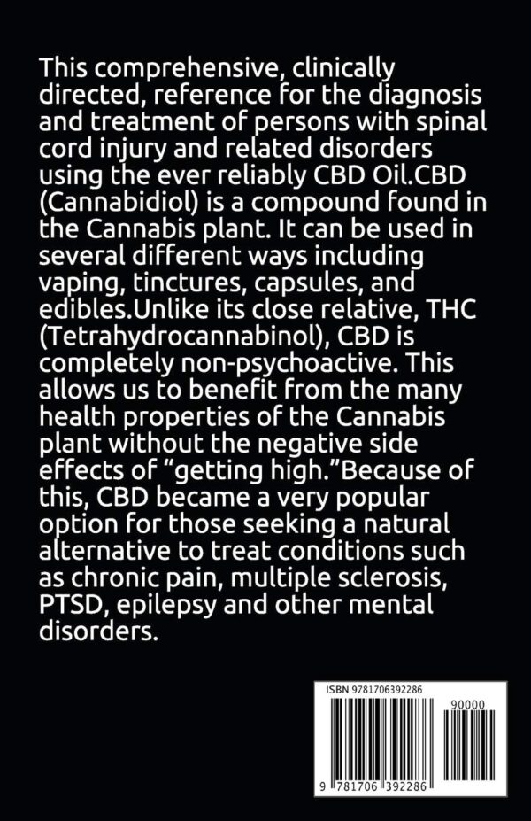 CBD OIL FOR SPINAL CORD INJURY: Comprehensive Guide on treatment of persons with spinal cord injury and related disorders with CBD - Image 2