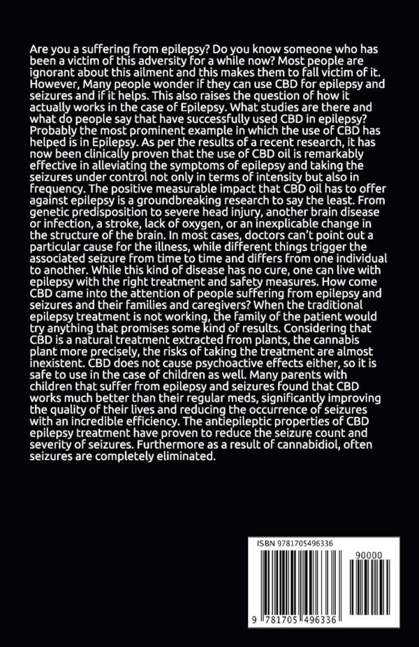 CBD OIL FOR EPILEPSY: Comprehensive Guide On Epilepsy in Adults /Children And How It Can Be Treated With CBD Oil - Image 2